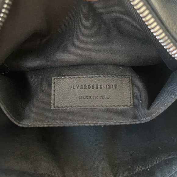 Authentic ( YSL) Saint Laurent Lou Camera Bag, Leather Small Black Crossbody - Picture 9 of 16